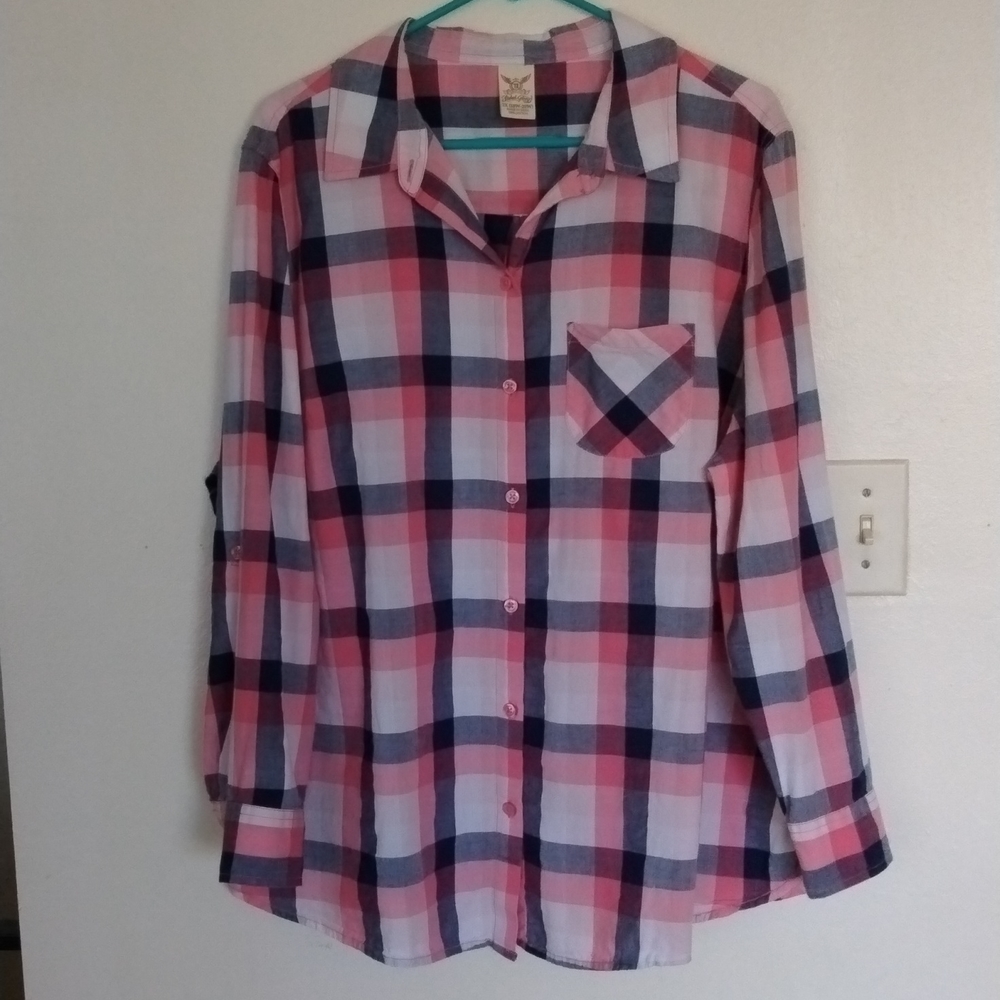 Faded Glory Since 1972 Tab Sleeve Casual Comfort Sz. 2X